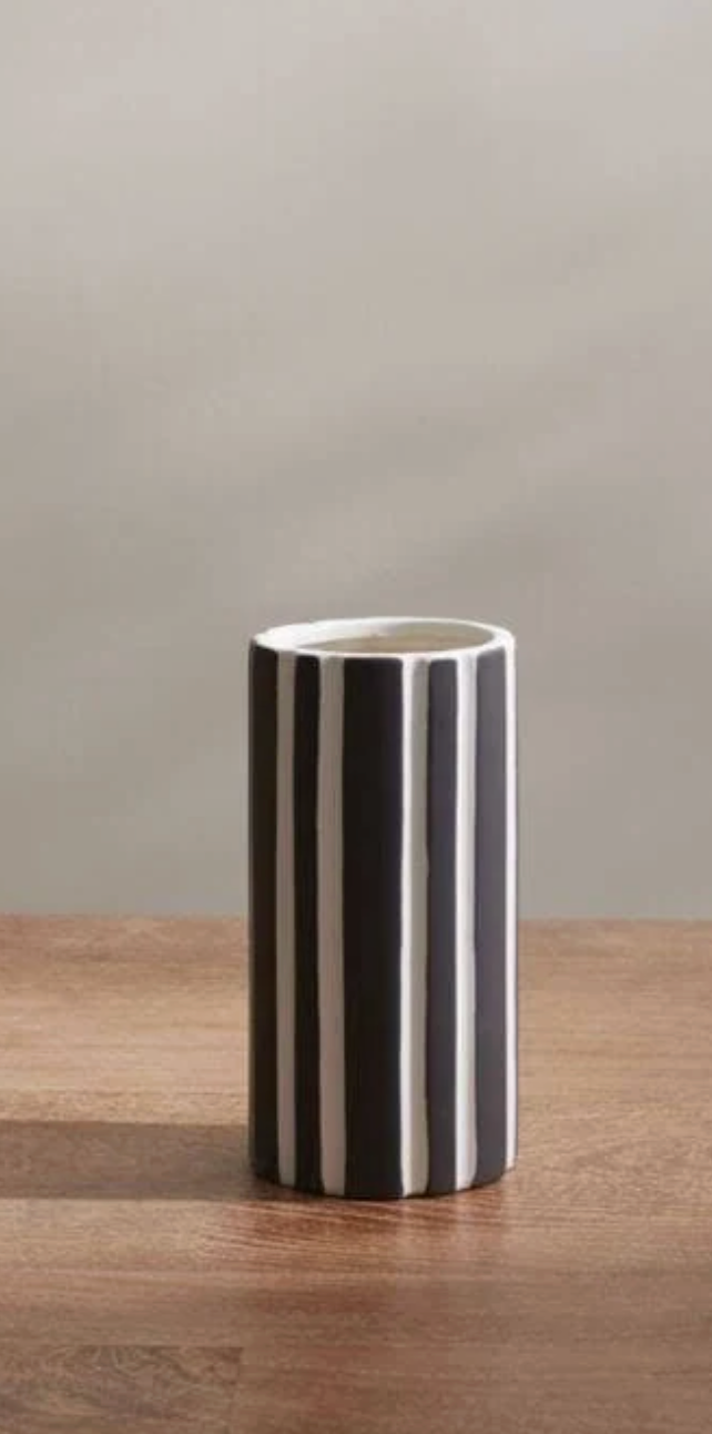 STRIPED VASE - 8"
