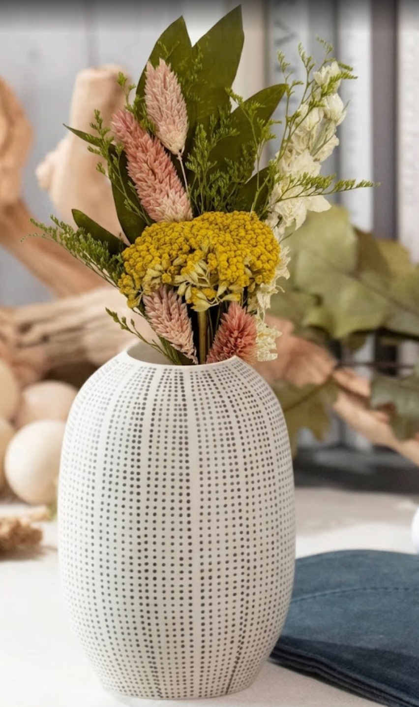 YARROW & LARKSPUR MINI BOUQUET