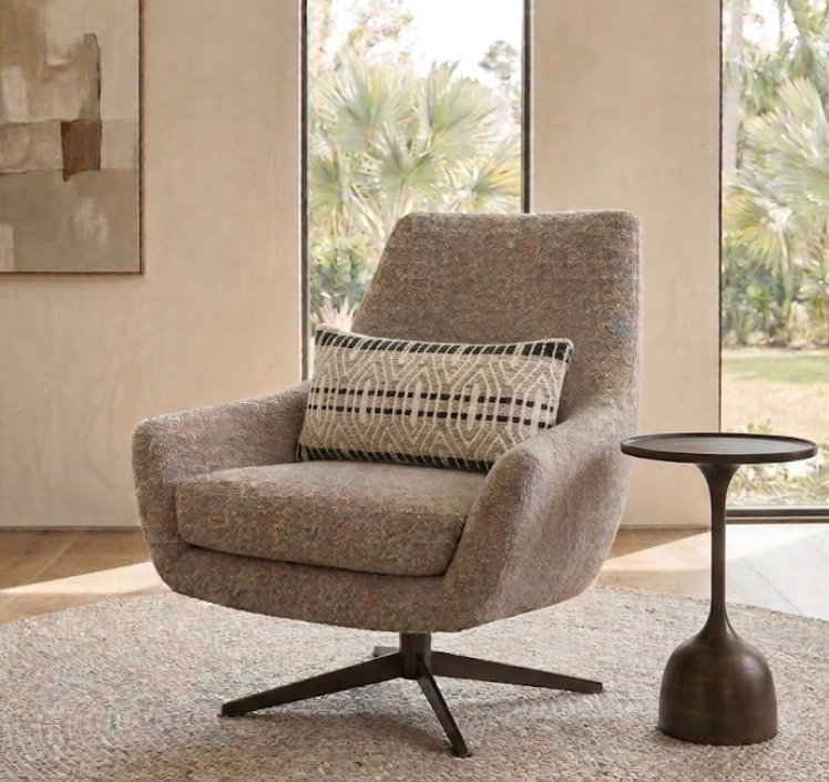 NEUTRAL GEOMETRIC LUMBAR PILLOW