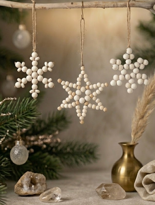 WOODEN BEAD ORNAMENT