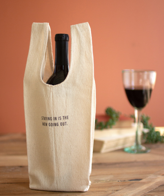 HUMOROUS WINE BAG