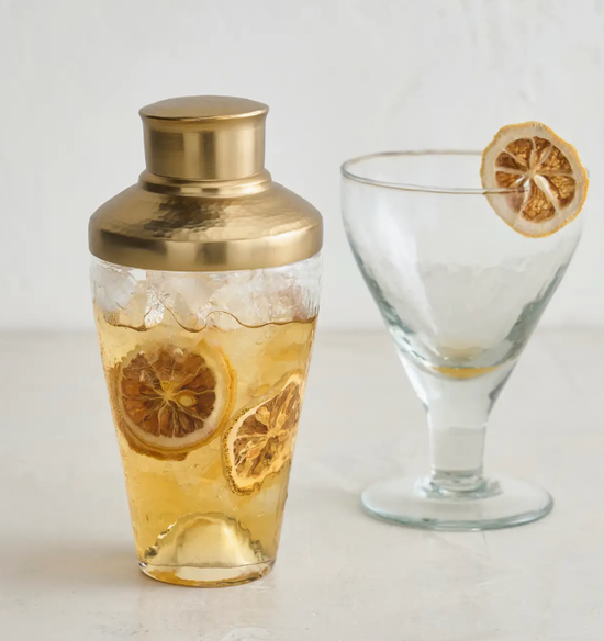 MINI BRASS COCKTAIL SHAKER