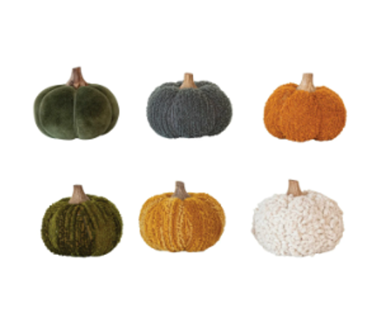 MINI TEXTURED PUMPKINS