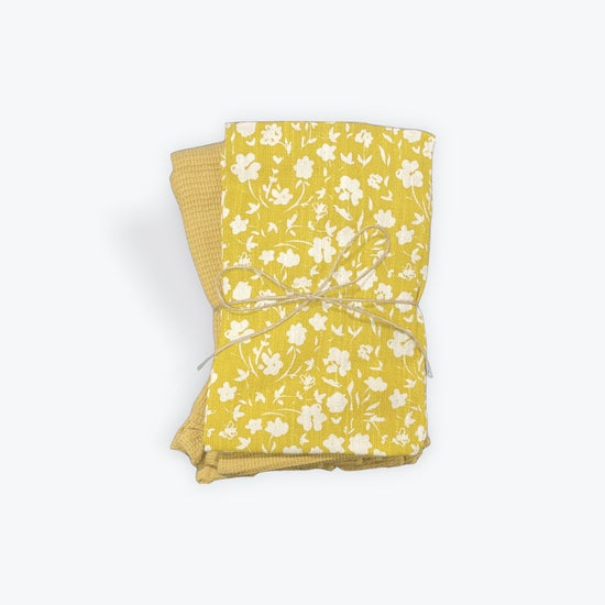 MUSTARD TEA TOWEL - SET OF 2
