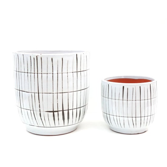 LINEAR CACHEPOTS - SET OF 2