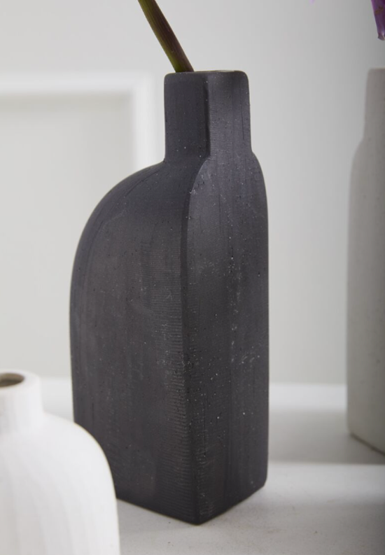 BLACK BUD VASE