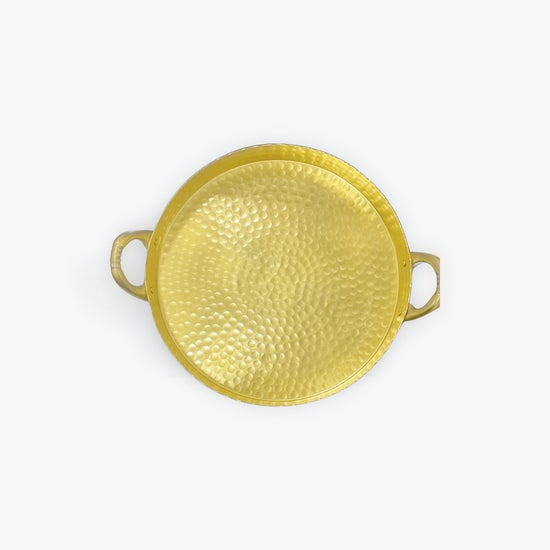 HAMMERED GOLD TRAY