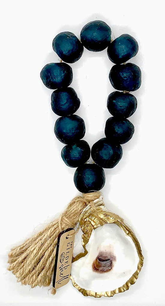 BLUE OYSTER BEADS