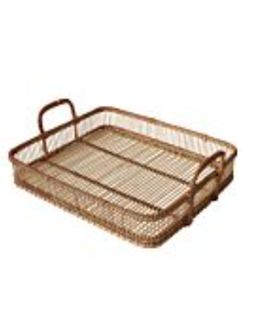 RATTAN WOVEN TRAY- LARGE