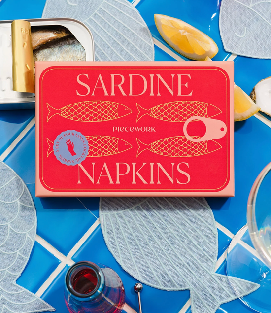 SARDINE COCKTAIL NAPKINS