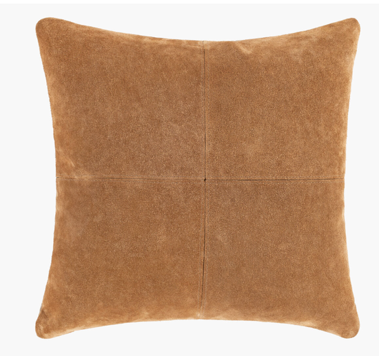 SUEDE PILLOW - 20" x 20"