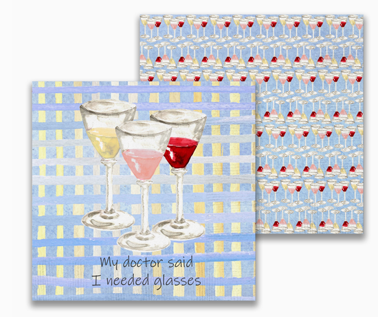 WINE COCKTAIL NAPKINS
