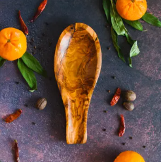WOODEN SPOON REST
